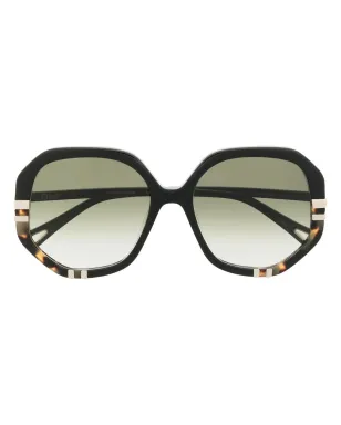 Chloé Eyewear オーバーサイズ ラウンドフレーム サングラス - サムネイル1