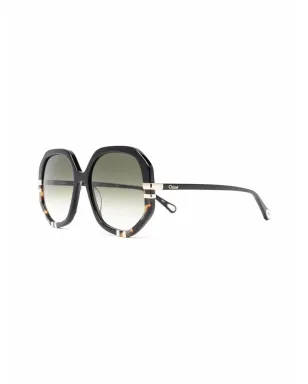 Chloé Eyewear オーバーサイズ ラウンドフレーム サングラス - サムネイル2