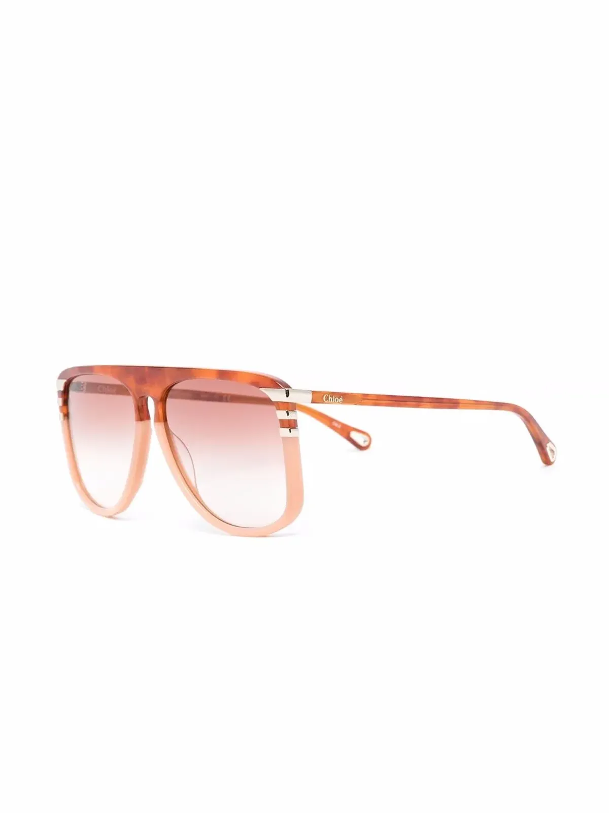 Chloé Eyewear Westスクエア ティントサングラス - 画像2