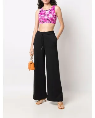 MSGM 花柄クロップタンクトップ - サムネイル2