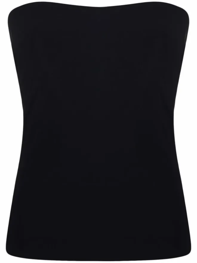 Norma Kamali Norma Kamali ストラップレス バンドゥトップ - ブラックの商品画像