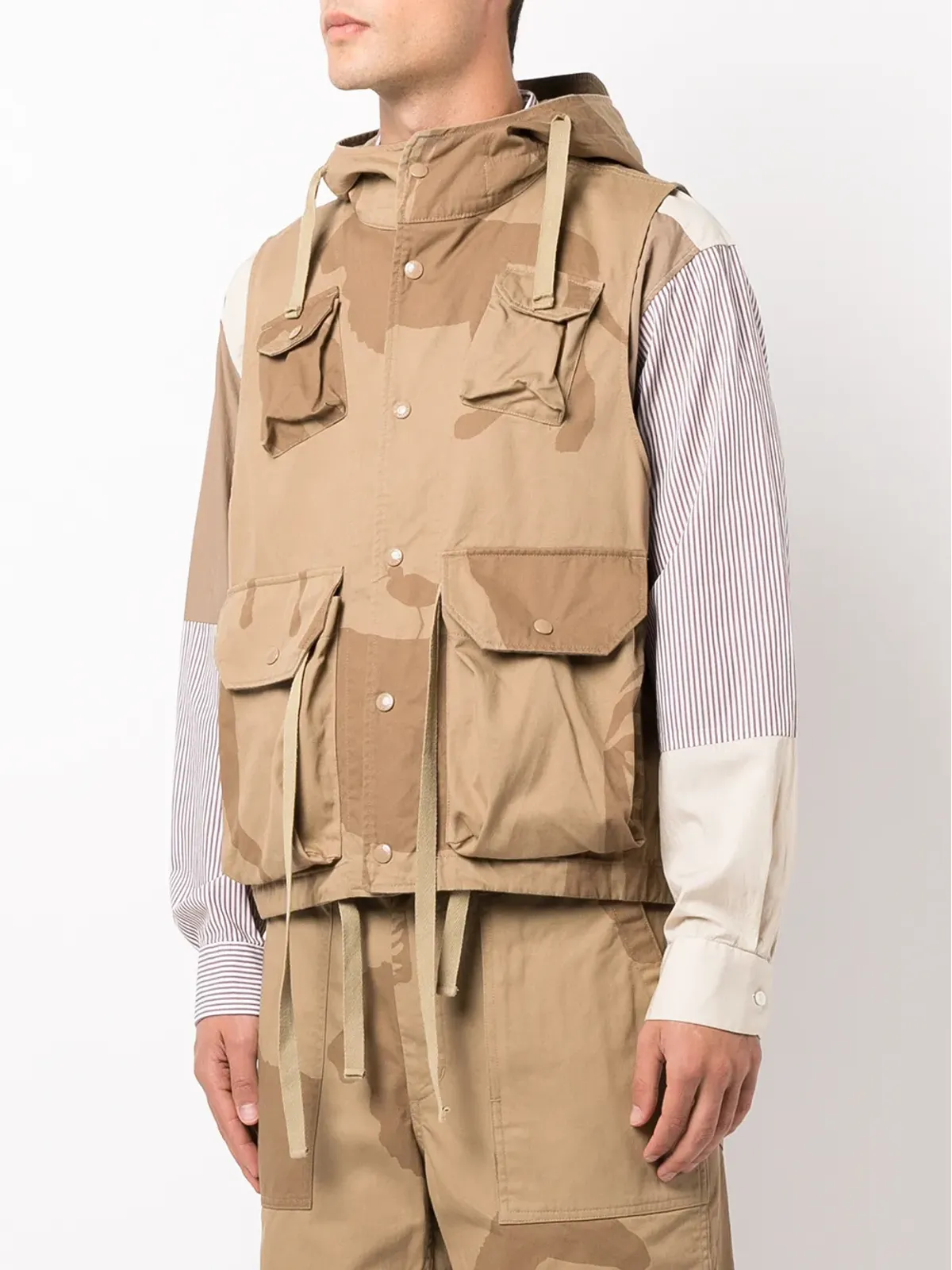 Engineered Garments フィールド アニマルプリント ジレ - 画像3