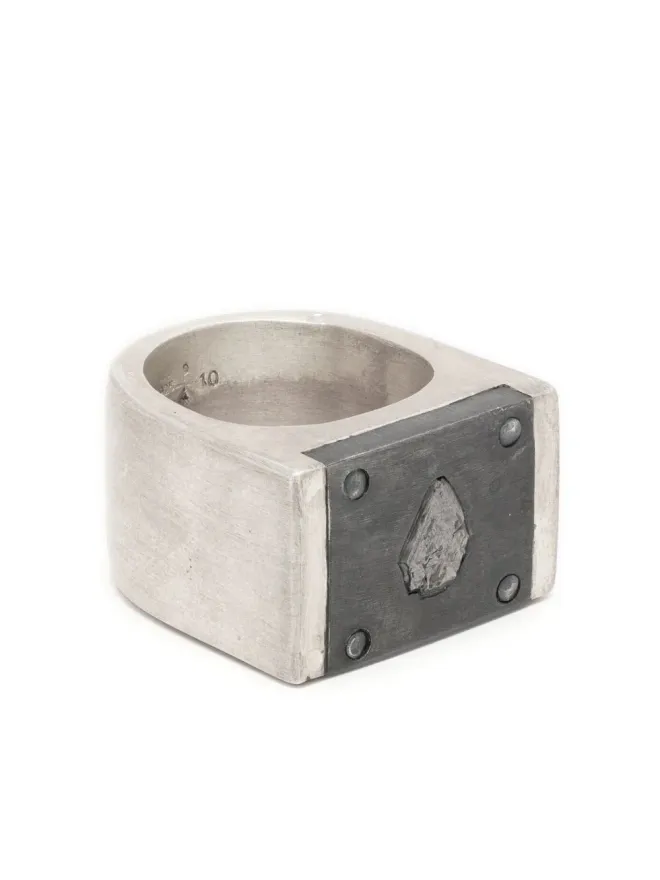 Parts of Four Parts of Four Plate diamond-fragment ring - Silverの商品画像