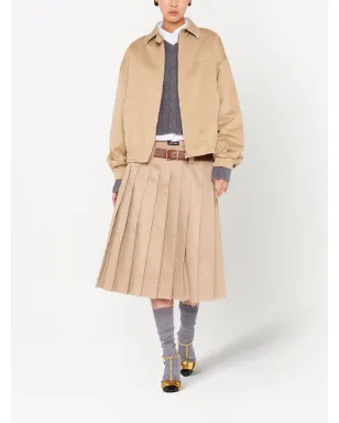 Miu Miu オーバーサイズ コットン ブルゾンジャケット - サムネイル2
