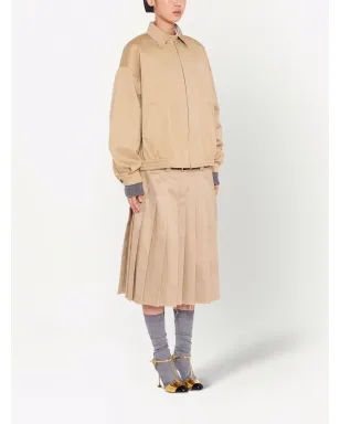 Miu Miu オーバーサイズ コットン ブルゾンジャケット - サムネイル3