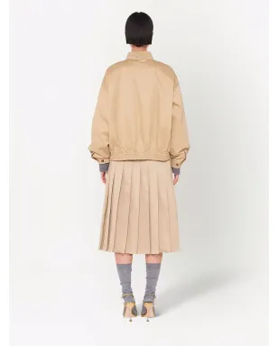Miu Miu オーバーサイズ コットン ブルゾンジャケット - サムネイル4