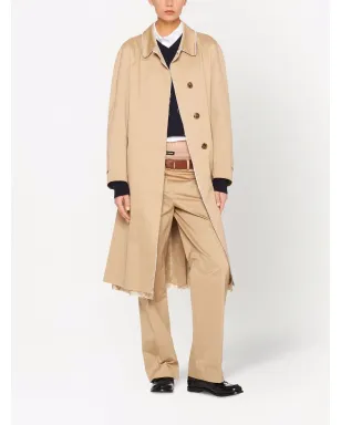 Miu Miu シングルブレスト チノコート - サムネイル2