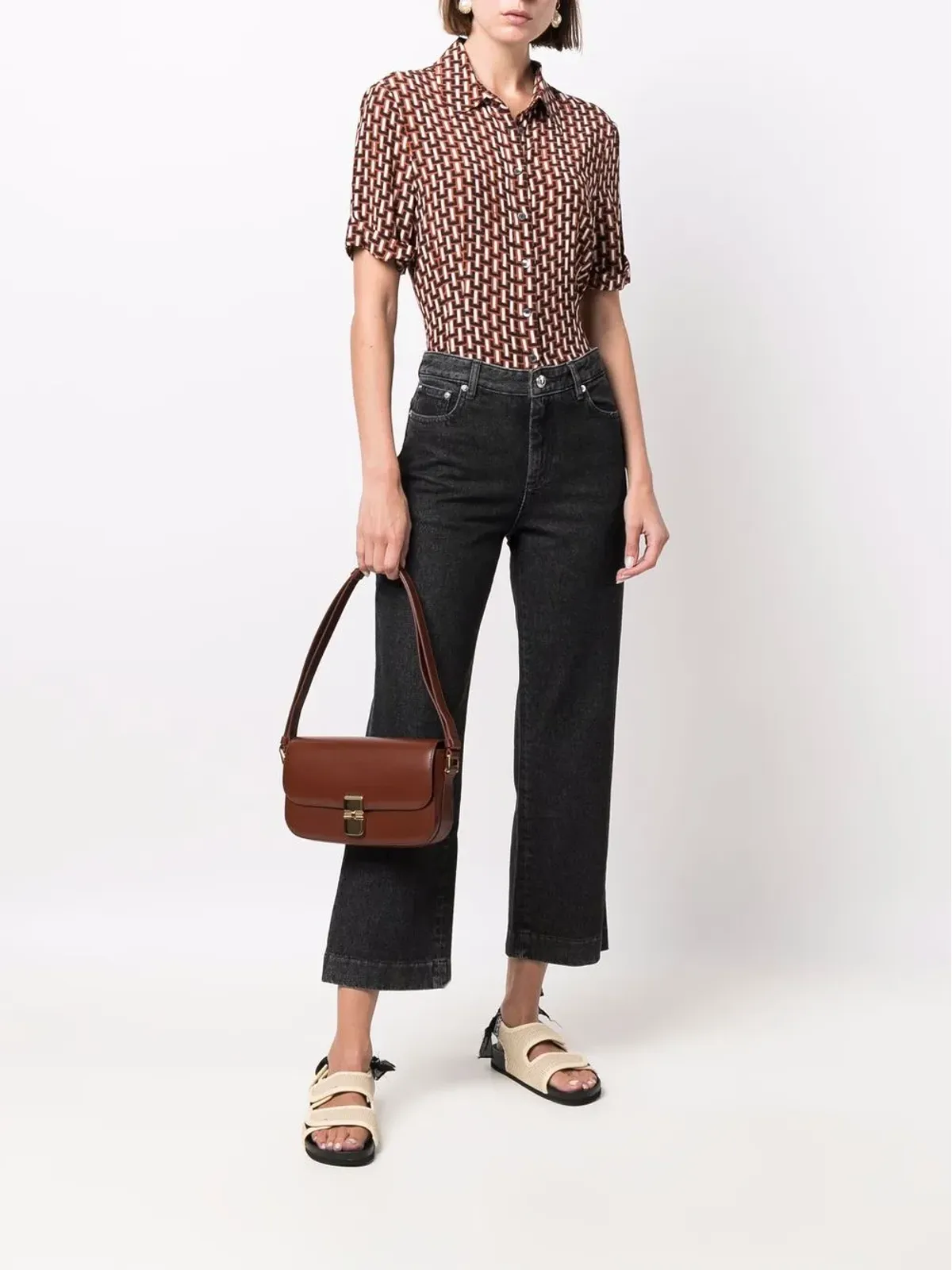 A.P.C. Grace フォールドオーバー・クロスボディバッグ - 画像2