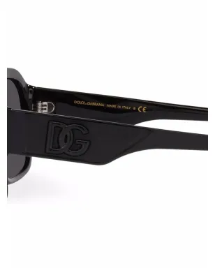 Dolce & Gabbana Eyewear DG Crossed パイロットフレーム サングラス - サムネイル3