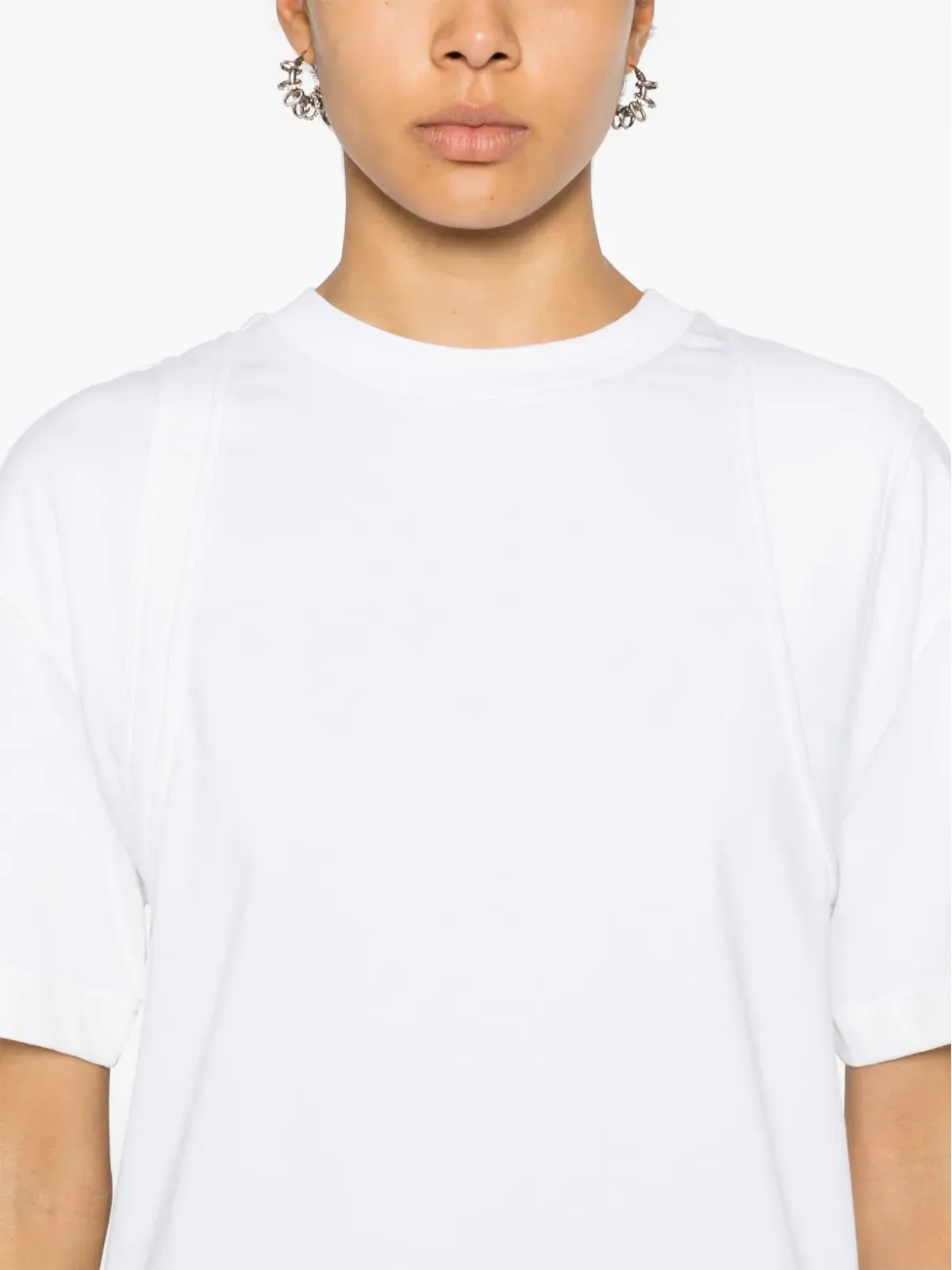 Alexander McQueen シームディテールTシャツ - 画像5