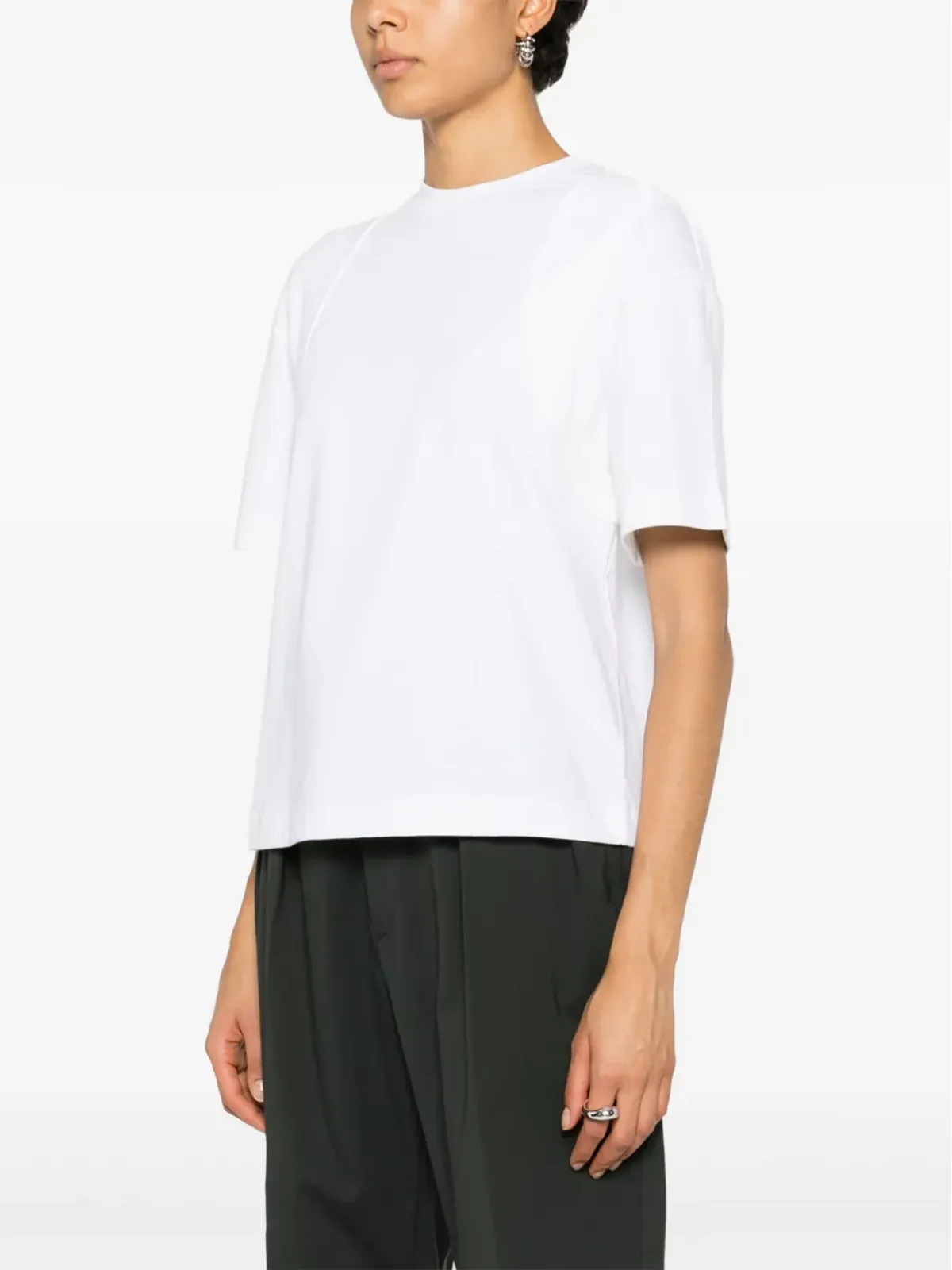 Alexander McQueen シームディテールTシャツ - 画像3