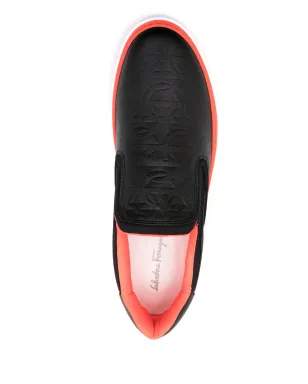 Ferragamo スリップオンスニーカー ブラック - サムネイル4