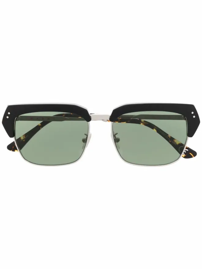 Marni Eyewear Marni Eyewear デボスドロゴサングラス - シルバーの商品画像
