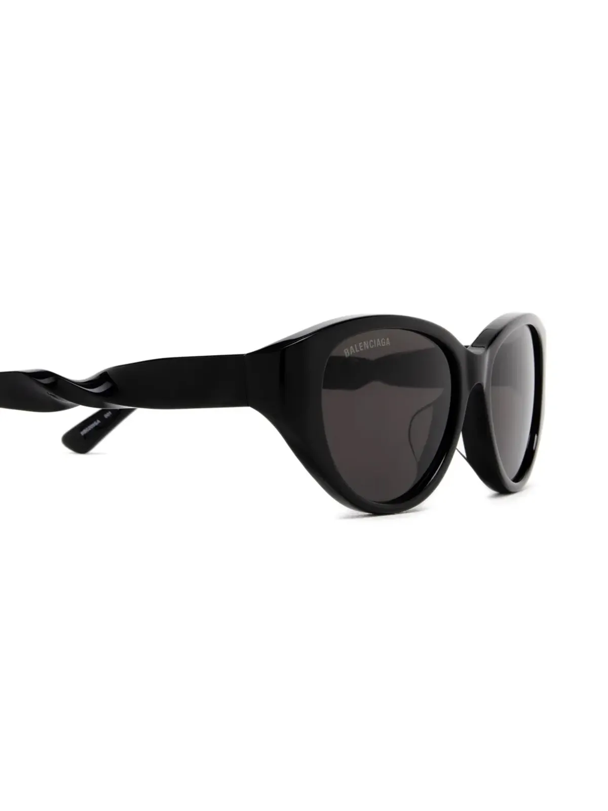 Balenciaga Eyewear ツイストキャットアイフレーム サングラス - 画像3