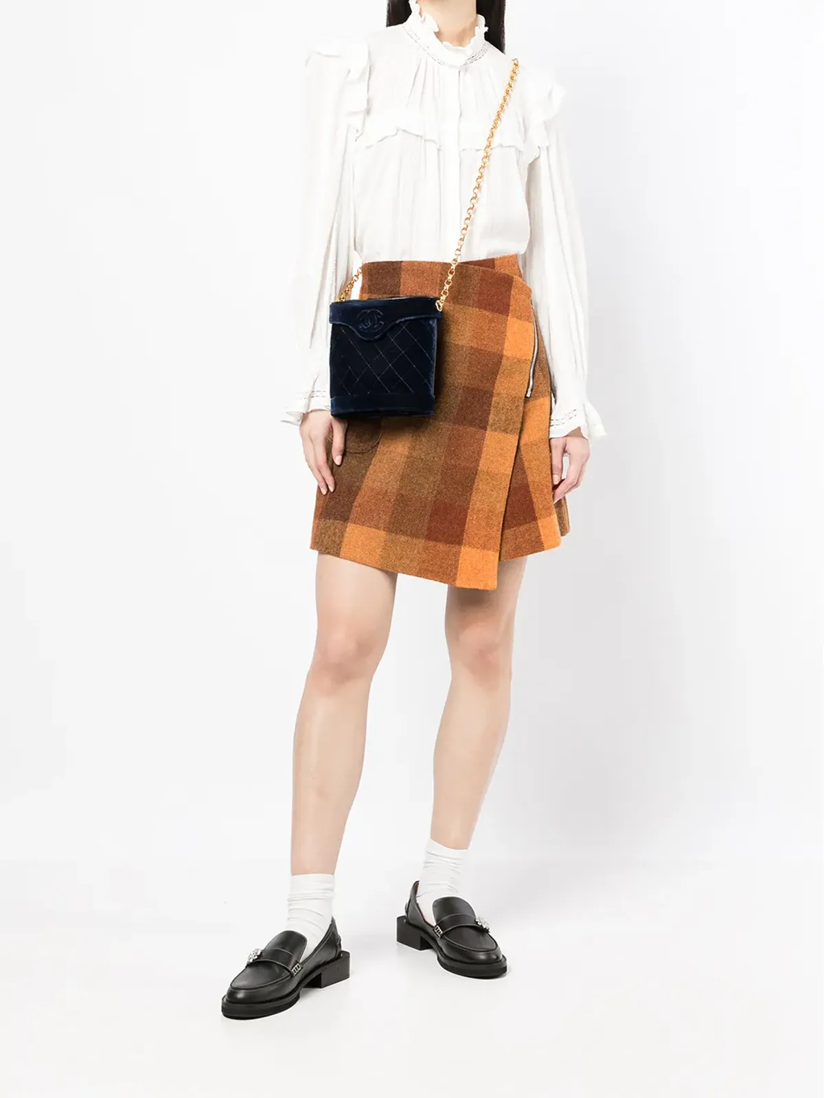 CHANEL Pre-Owned 1989-1991 キルティング・ビノキュラーショルダーバッグ - 画像2