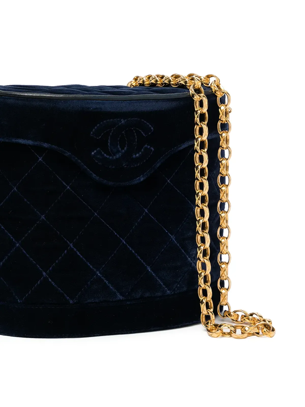 CHANEL Pre-Owned 1989-1991 キルティング・ビノキュラーショルダーバッグ - 画像4