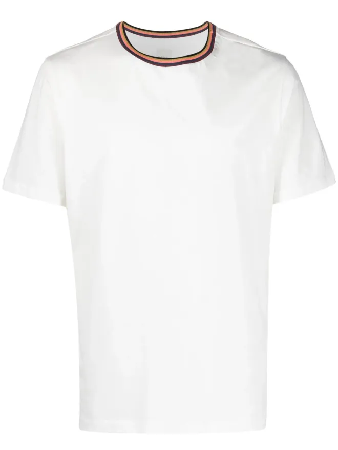 Paul Smith Paul Smith コントラストトリム Tシャツ - Whiteの商品画像