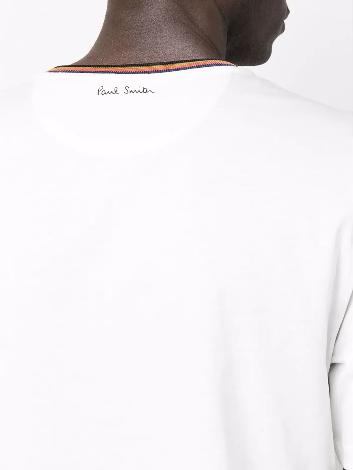 Paul Smith コントラストトリム Tシャツ - White - 画像5