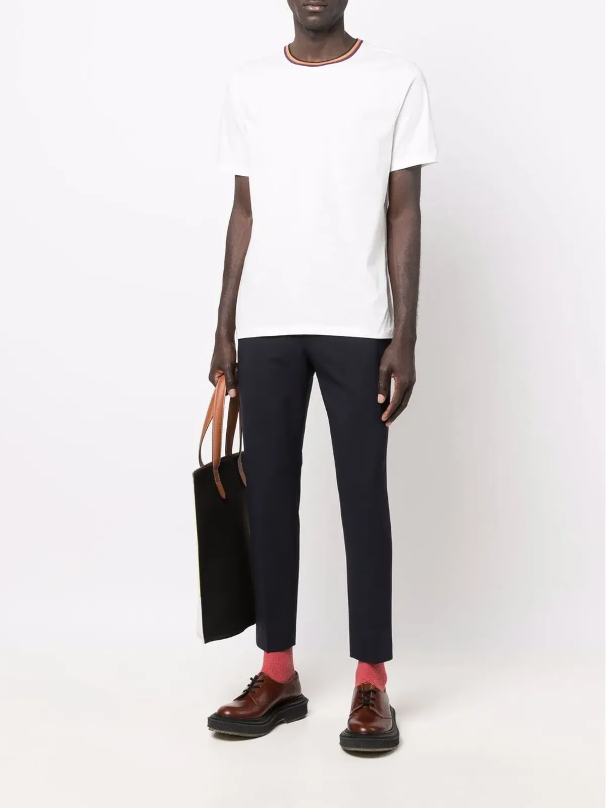 Paul Smith コントラストトリム Tシャツ - White - 画像2
