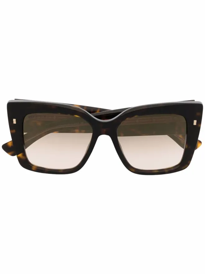 DSQUARED2 EYEWEAR DSQUARED2 EYEWEAR スクエアフレームサングラスの商品画像