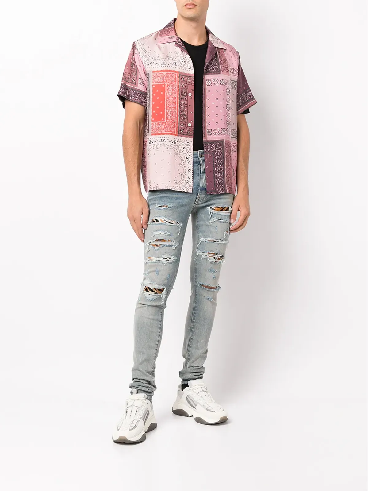 AMIRI MX1 ダメージ加工スキニージーンズ - 画像2