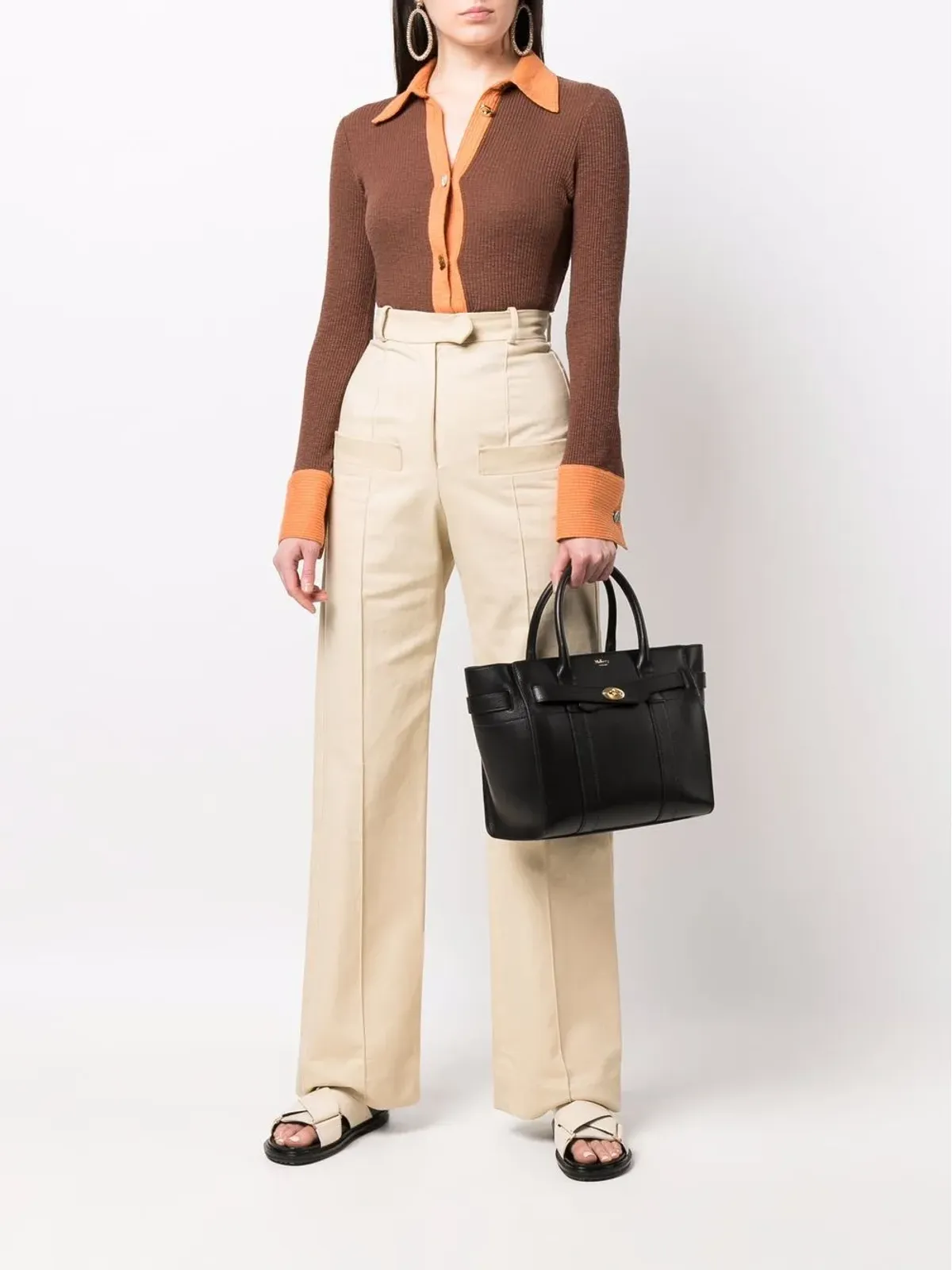 Mulberry Bayswater レザー トートバッグ - 画像2