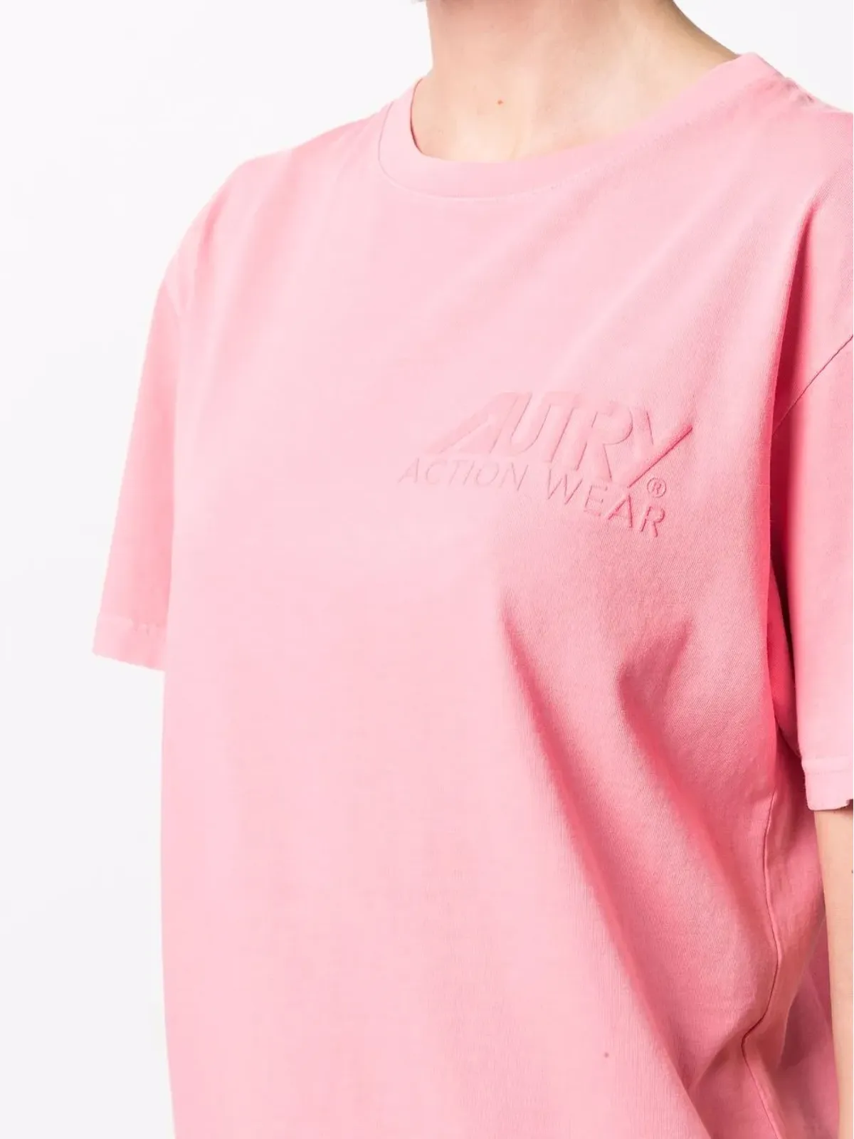 Autry エンボスロゴ コットン Tシャツ - 画像5