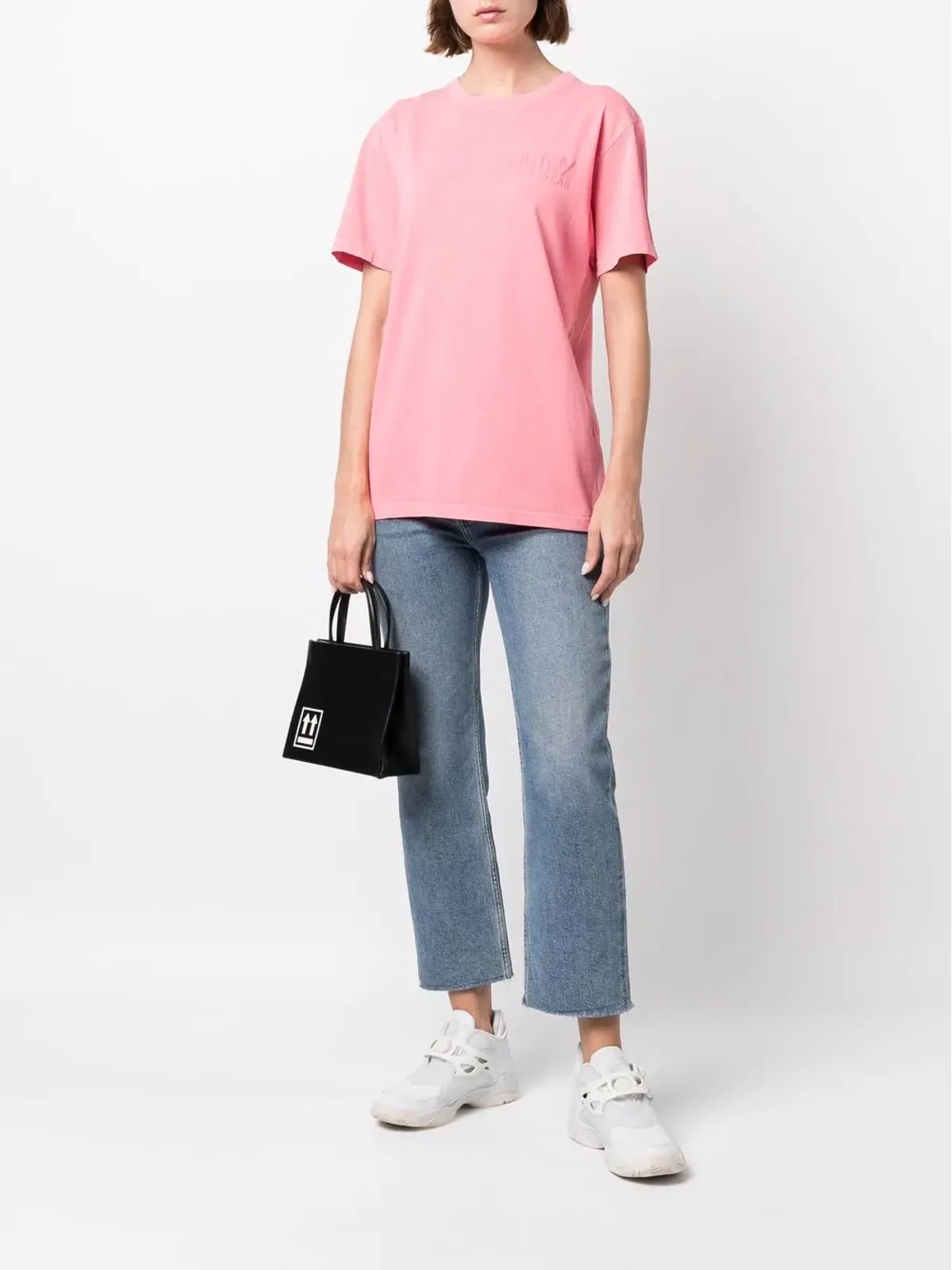 Autry エンボスロゴ コットン Tシャツ - 画像2