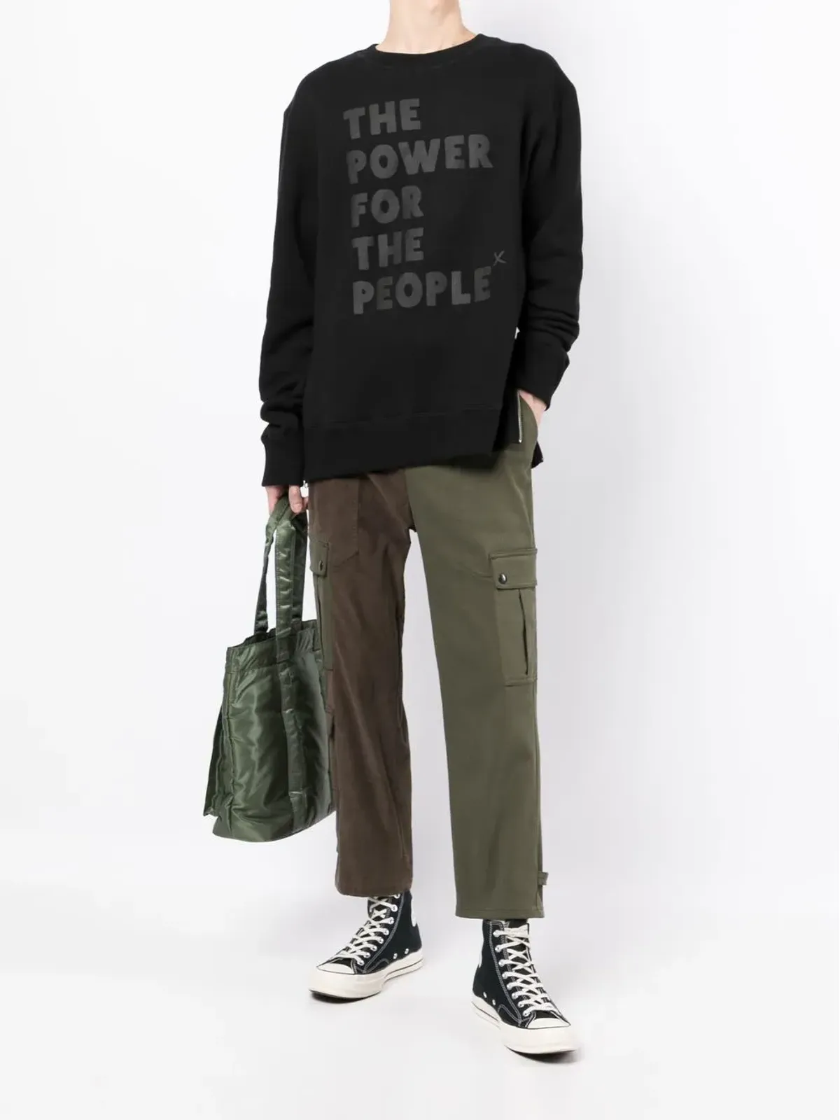 The Power For The People ロゴプリント付きスウェットシャツ - 画像2