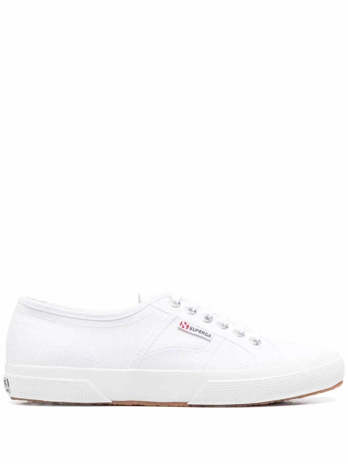 Superga ロゴタグ ロー・トップスニーカー - White - 画像1