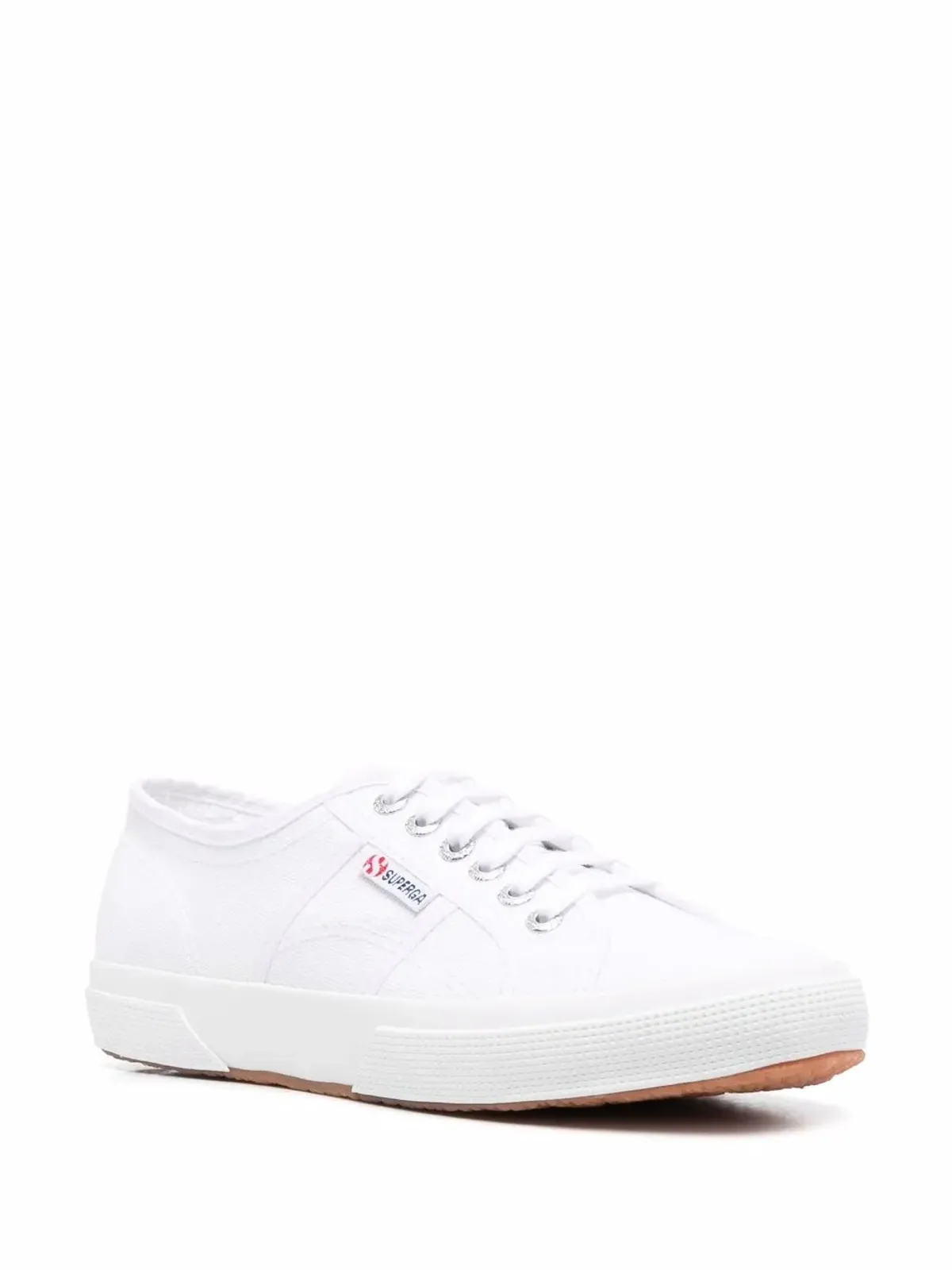 Superga ロゴタグ ロー・トップスニーカー - White - 画像2