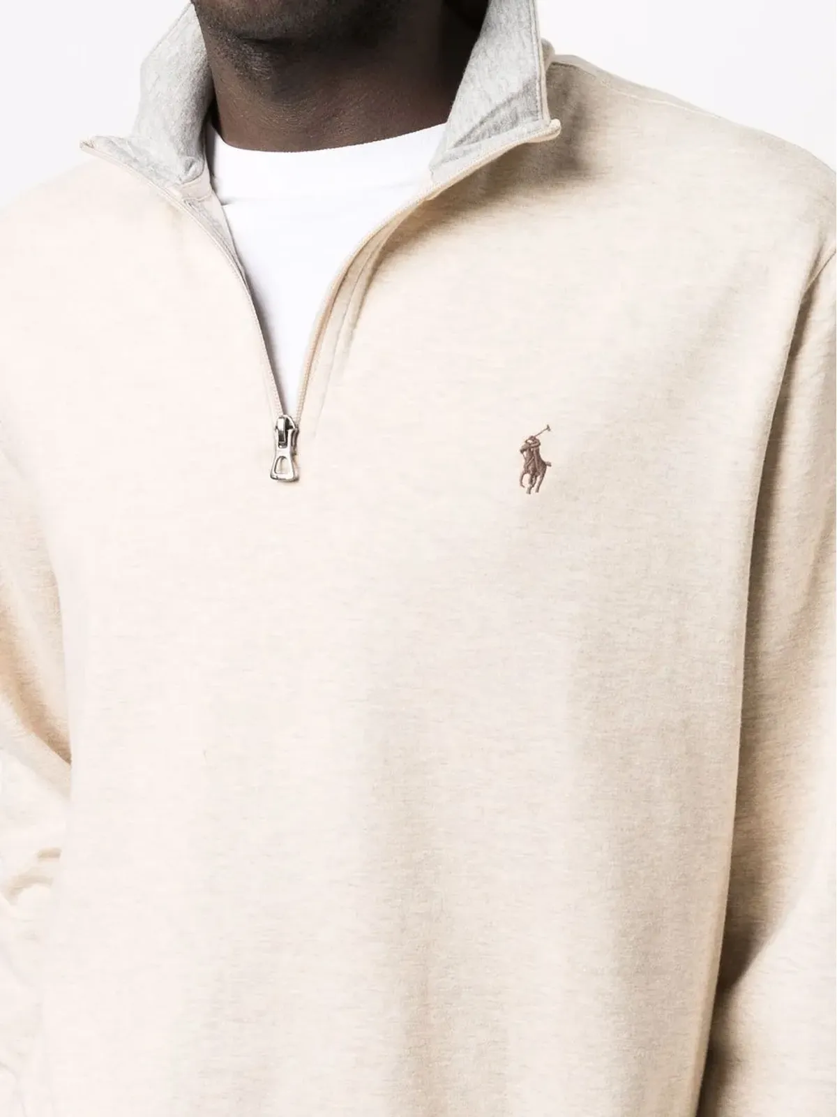 Polo Ralph Lauren ロゴパッチ ジッププルオーバー - 画像5