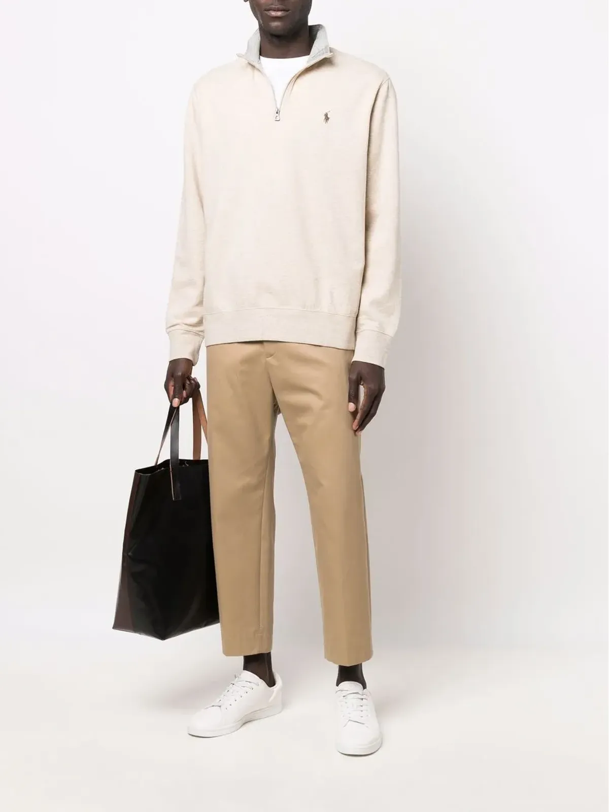 Polo Ralph Lauren ロゴパッチ ジッププルオーバー - 画像2
