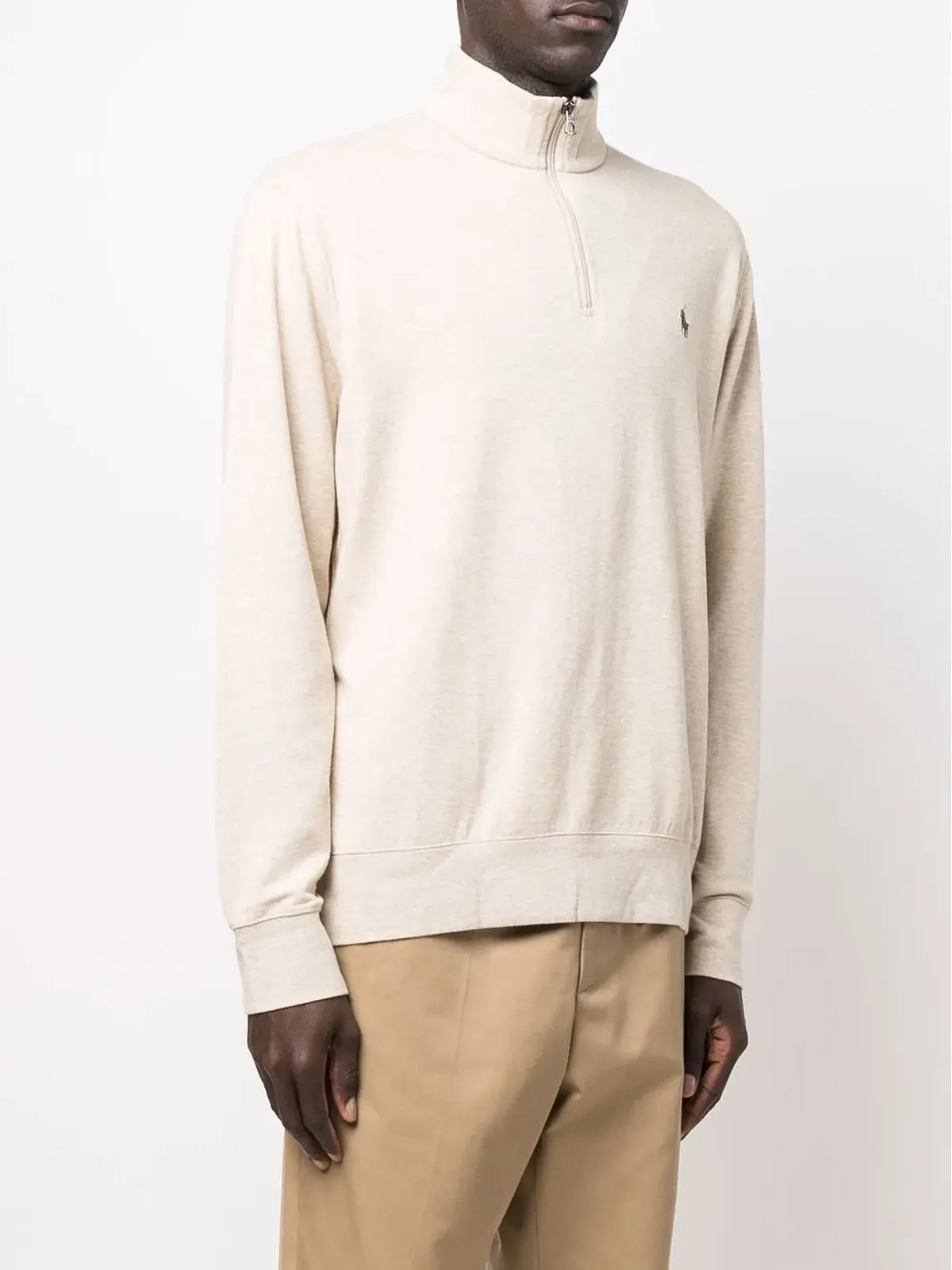 Polo Ralph Lauren ロゴパッチ ジッププルオーバー - 画像3