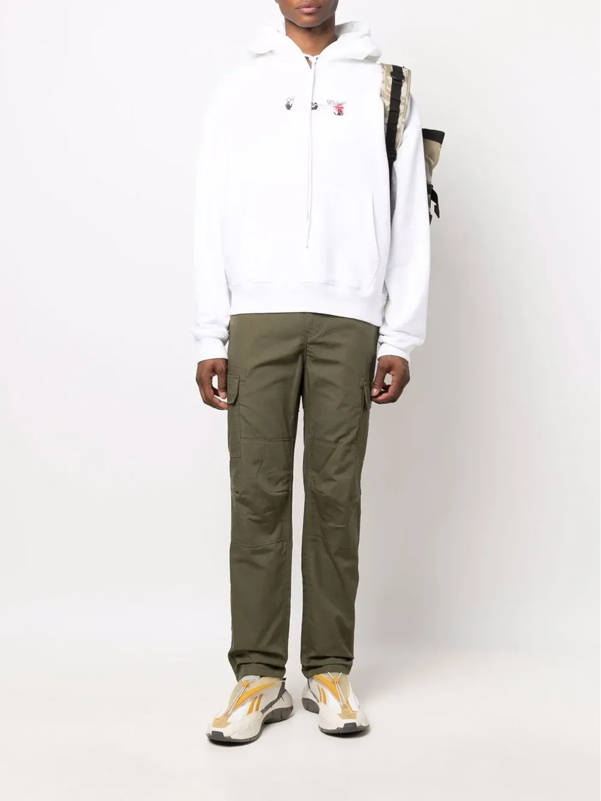 DICKIES マルチポケット コットンカーゴパンツ グリーン - 画像2