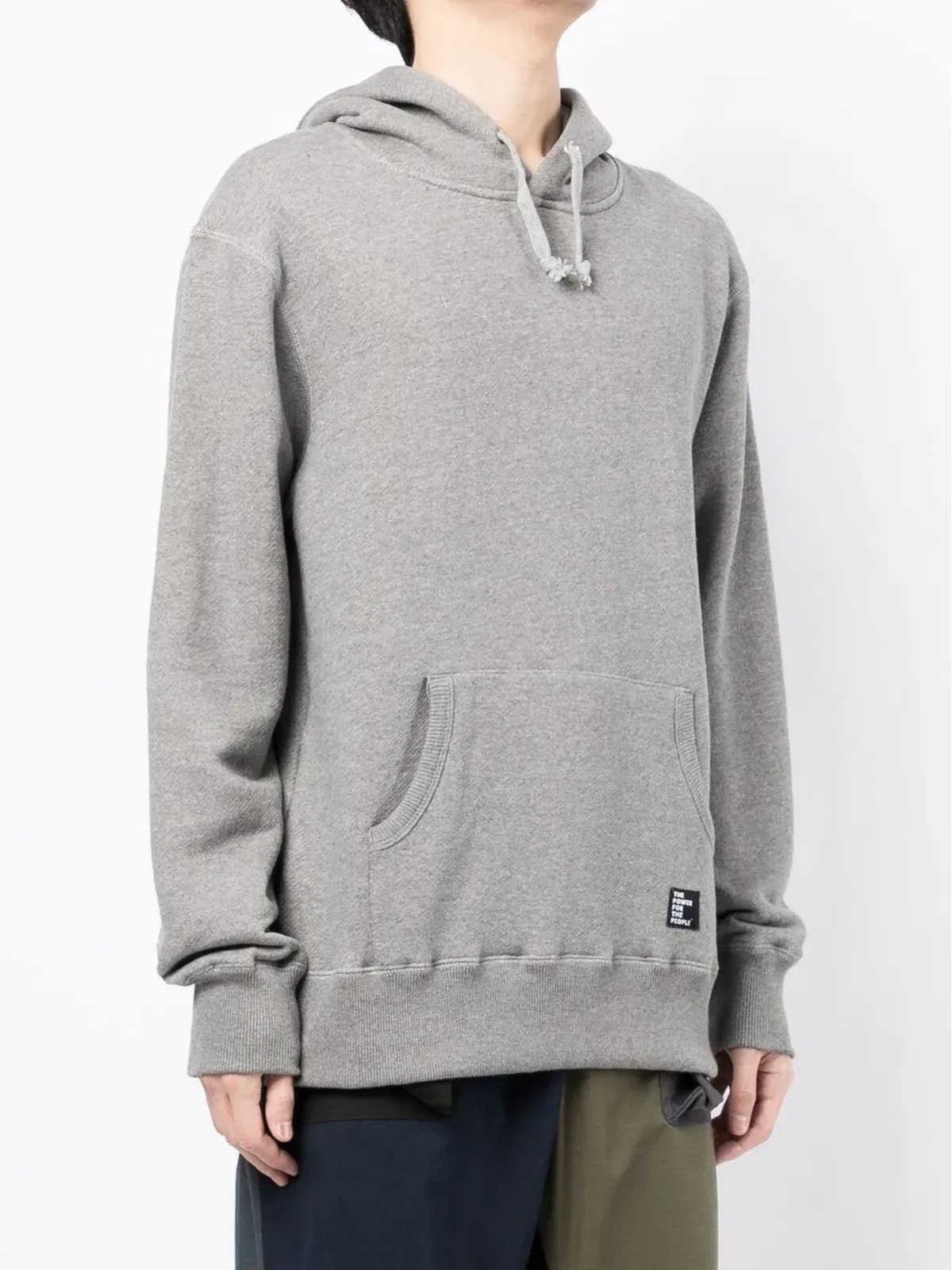 The Power For The People rear logo-print hoodie - Grey - 画像4