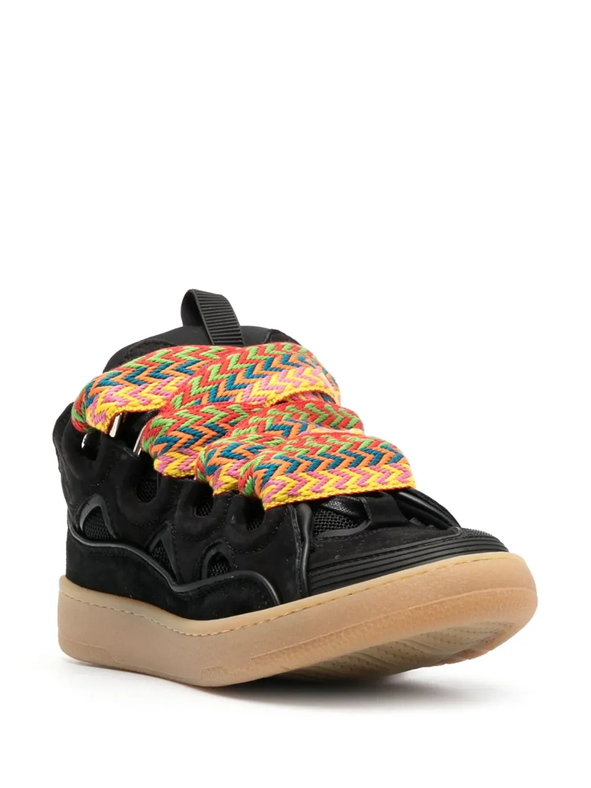 Lanvin カーブ ロー・トップスニーカー - ブラック - 画像2