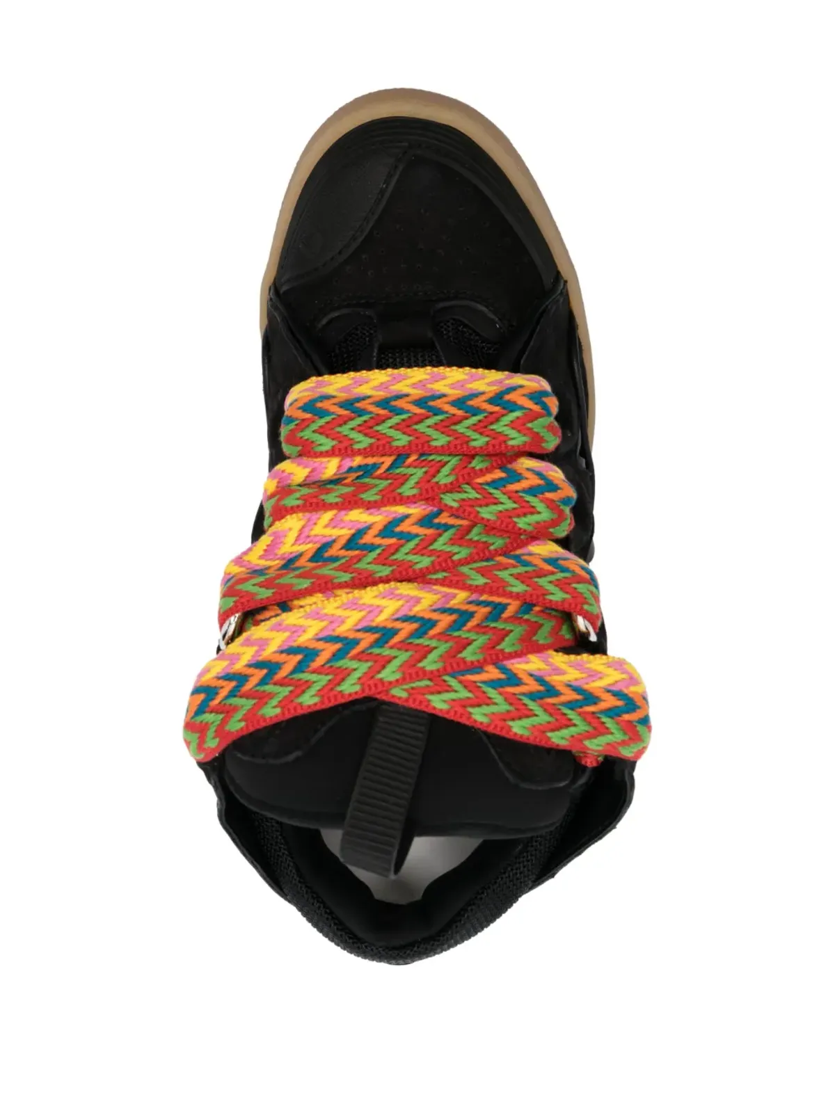 Lanvin カーブ ロー・トップスニーカー - ブラック - 画像4