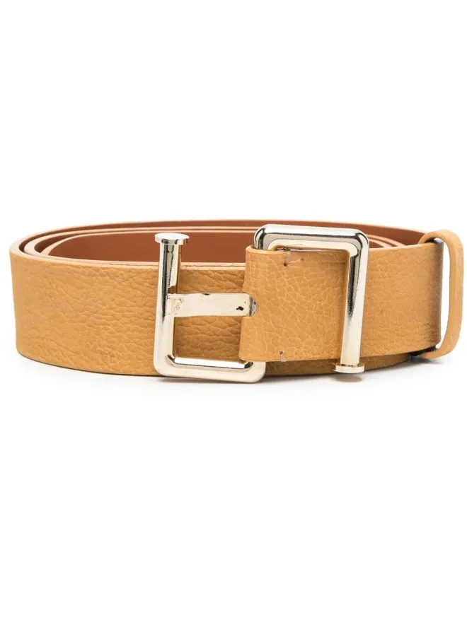 Gianfranco Ferré Pre-Owned Gianfranco Ferré Pre-Owned 1990s abstract-buckle belt - Yellowの商品画像