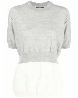 Sofie D'hoore ツートーン ウール Tシャツ - サムネイル1
