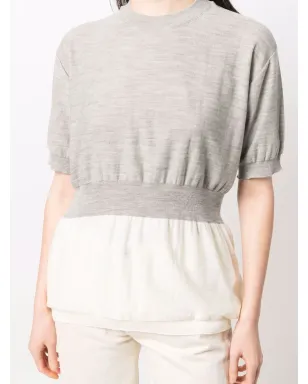 Sofie D'hoore ツートーン ウール Tシャツ - サムネイル5