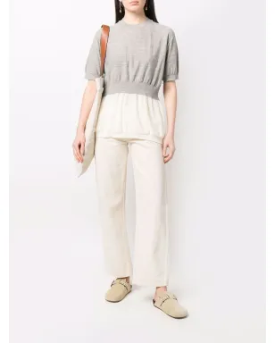 Sofie D'hoore ツートーン ウール Tシャツ - サムネイル2
