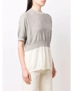 Sofie D'hoore ツートーン ウール Tシャツ - サムネイル3