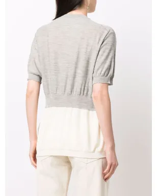 Sofie D'hoore ツートーン ウール Tシャツ - サムネイル4