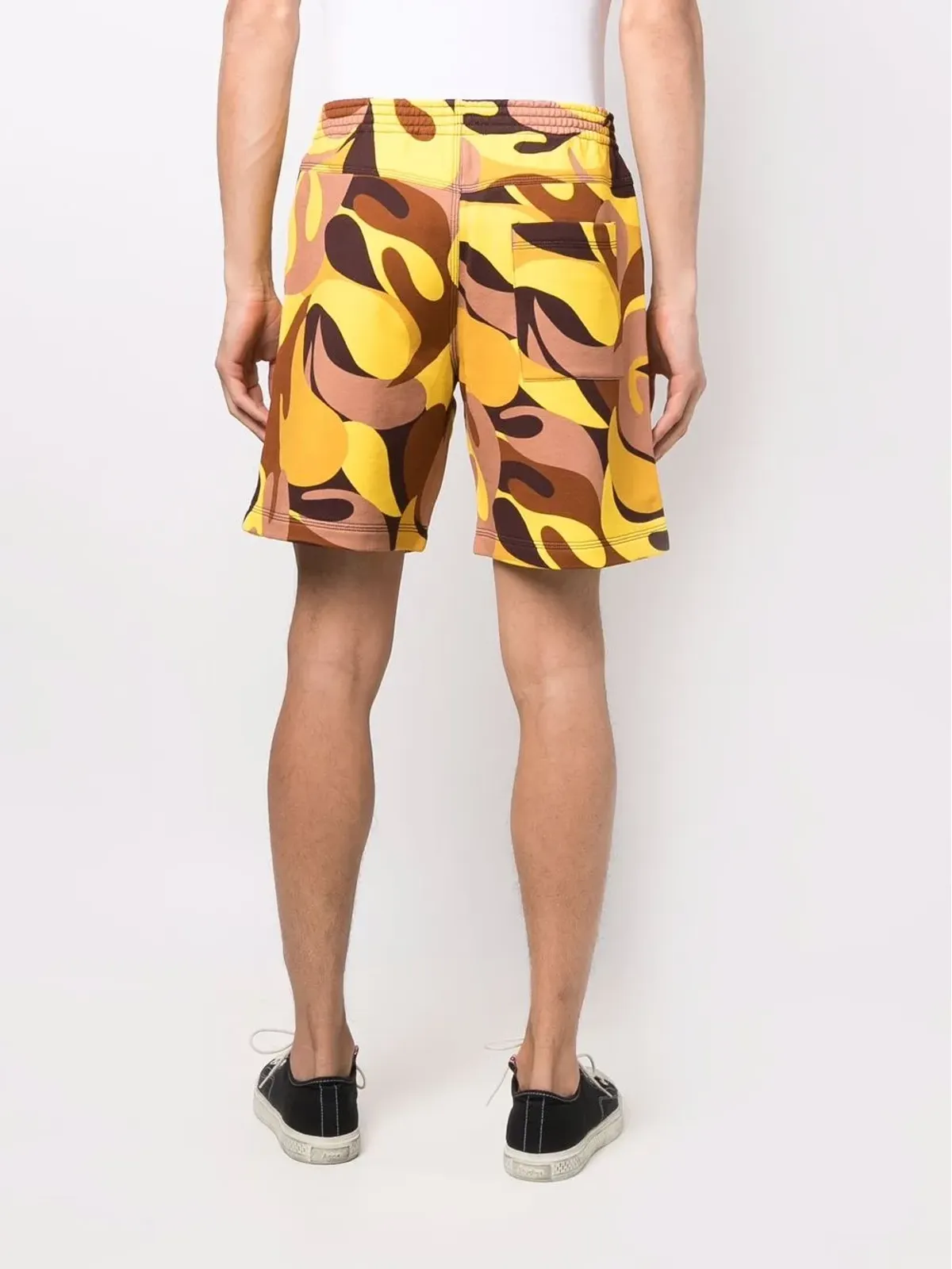 Marni アブストラクトプリント トラックショーツ - 画像4