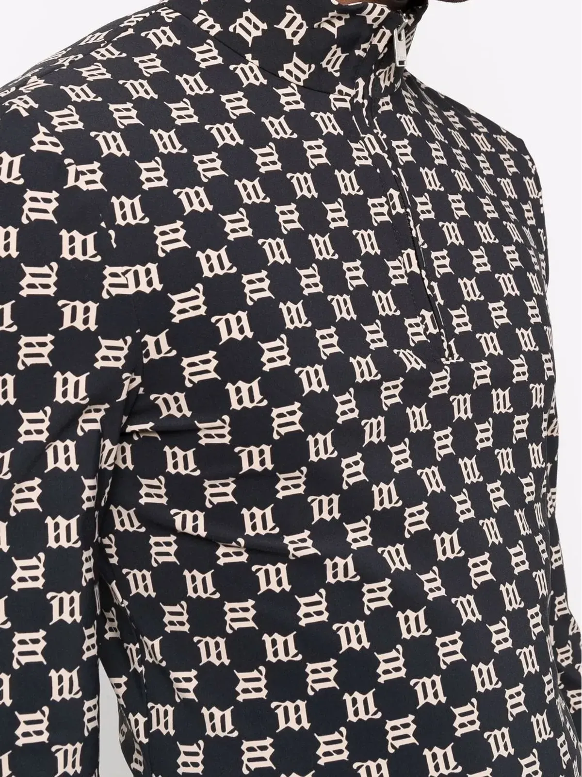 MISBHV モノグラムジップアップTシャツ - 画像5