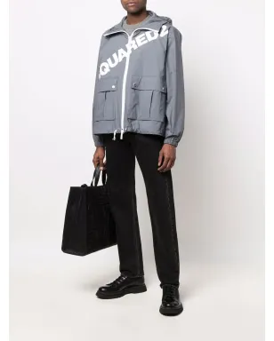 DSQUARED2 ロゴプリント フード付きジャケット - サムネイル2