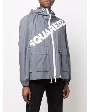 DSQUARED2 ロゴプリント フード付きジャケット - サムネイル3