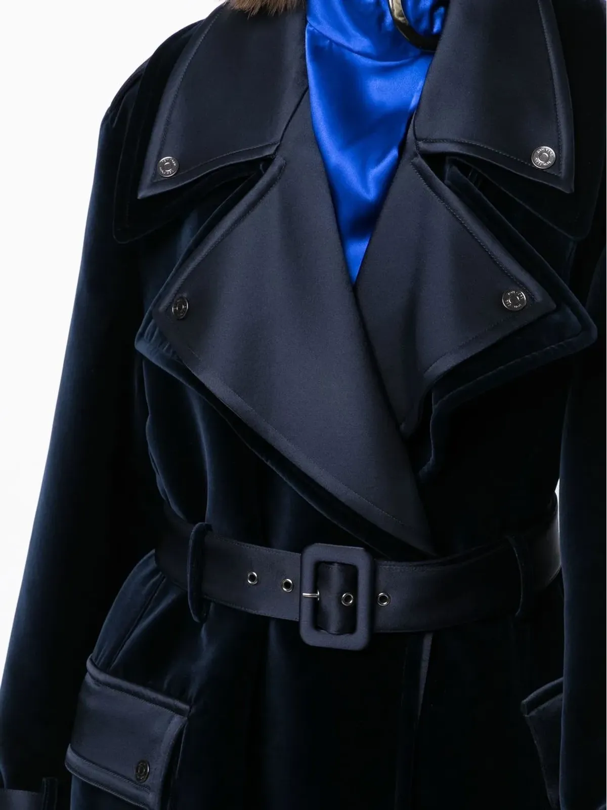 TOM FORD ノッチド・ラペル ベルト付きコート - 画像5