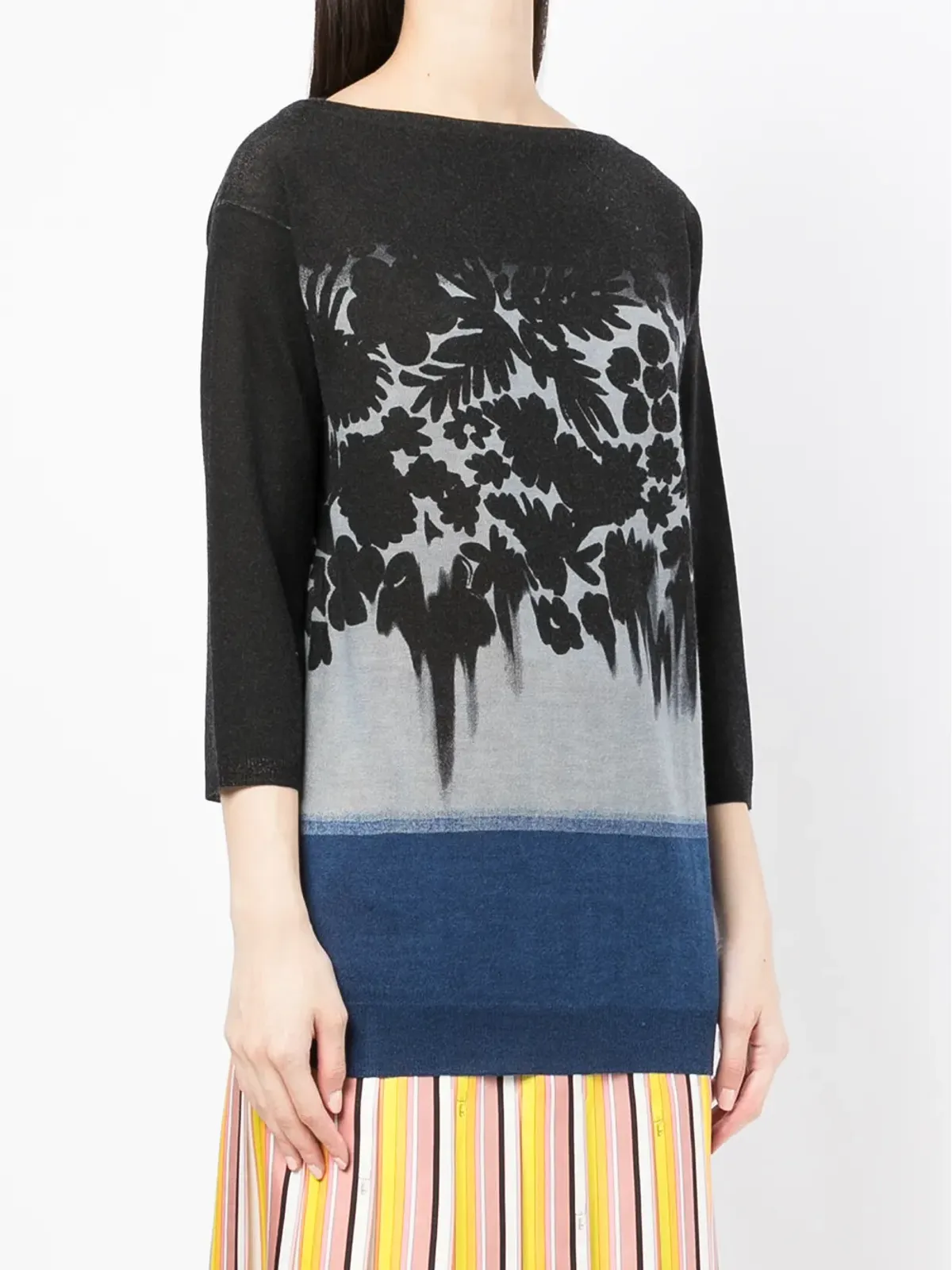 Prada Pre-Owned 花柄プリントニットトップ - 画像3